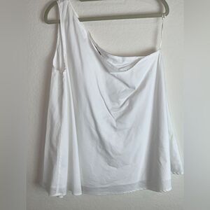 Vanilia: one shoulder top, cotton